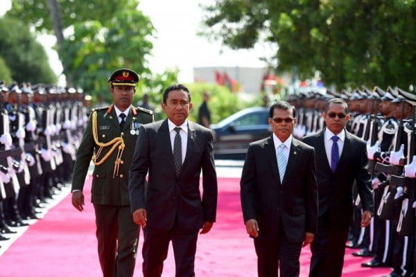 Yameen with Speaker Maseeh