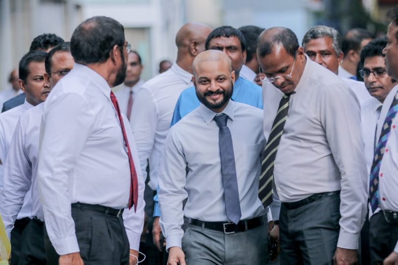 Faris and Gasim with MDP members