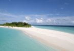 Uninhabited island in the Maldives