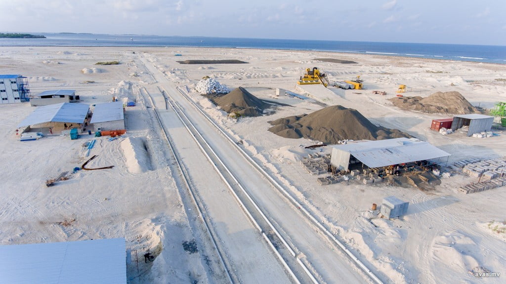Road construction - Hulhumalé Phase 2