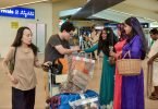 tourists greeted at airport