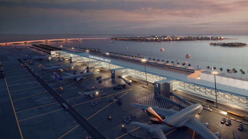 Render of New VIA with bridge connecting to Male