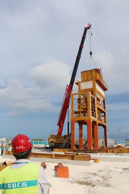 Batching plant - new runway project