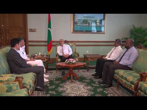 Commander of the Goodwill Fleet of China’s Navy pays a courtesy call on the Vice President