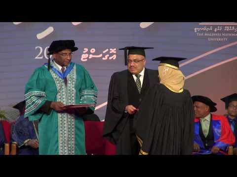 Vice President attends Graduation Ceremony of the Maldives National University as the Chief Guest
