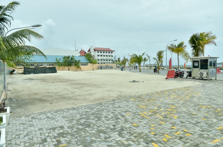 land allocated for the aprtments