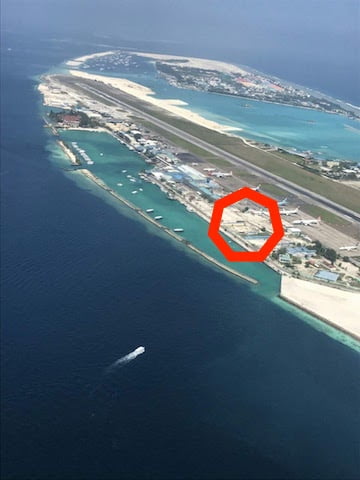 Location of the proposed terminal