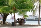Bangladeshi workers relaxing