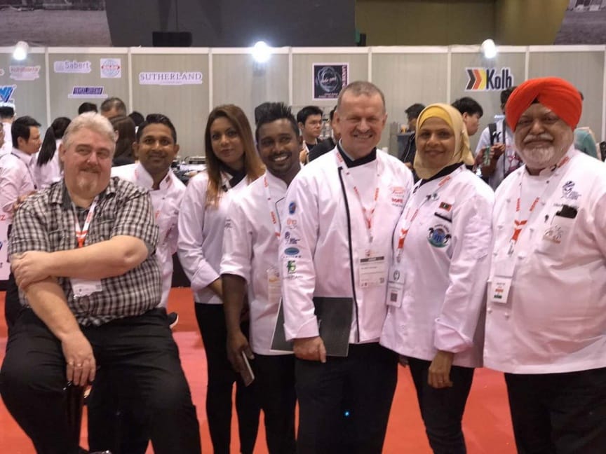 Chef Fatheen with others chefs