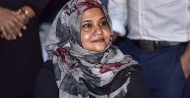 First Lady Fathimath Ibrahim. PHOTO: NISHAN ALI/MIHAARU