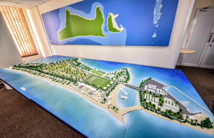 Model of Baresdhoo Island