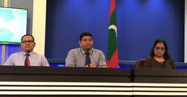 Press conference at President Office