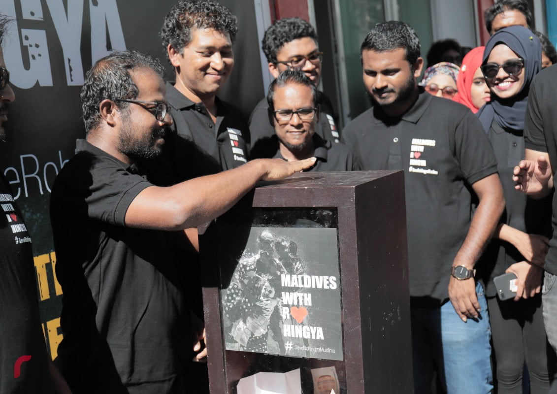 Raajjetv staff to Rohingya