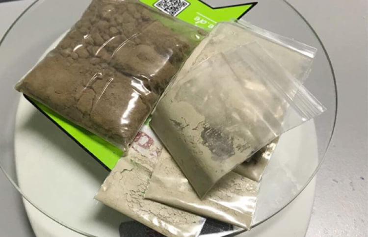 Seized drugs