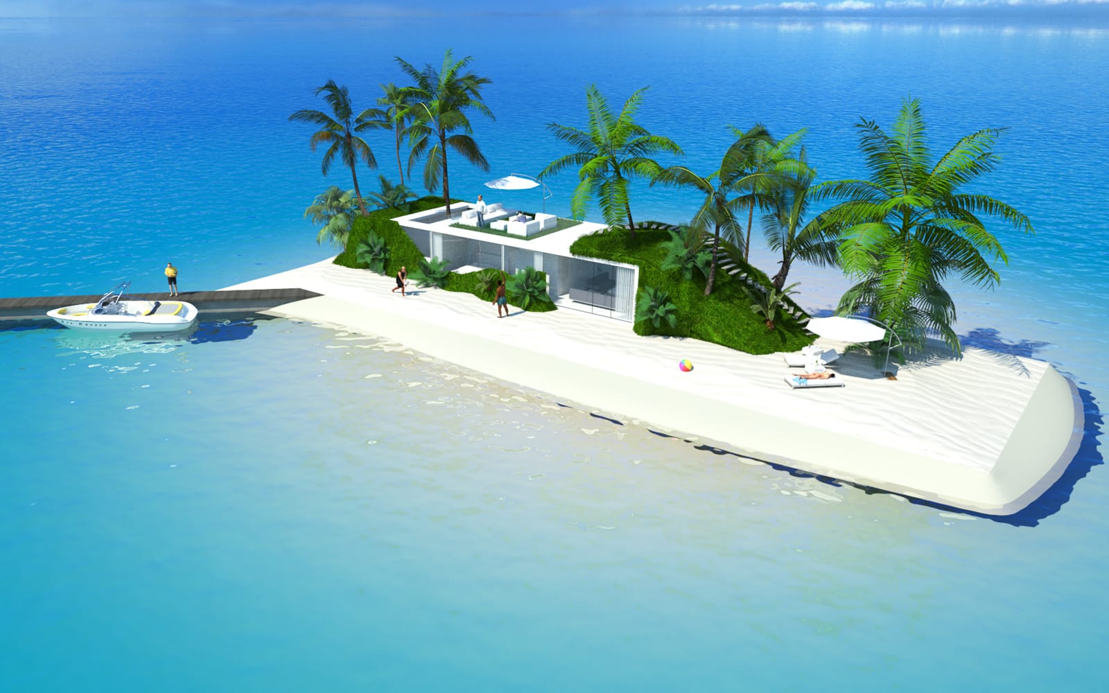Amillarah, Floating Island, The Maldives