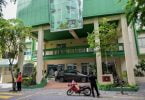 Treasury building which houses the Ministry of Finance and Treasury in capital Male.