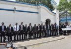 Lawyers gathered in front of the Supreme Court to submit a petition raising concerns over the Maldivian judiciary.