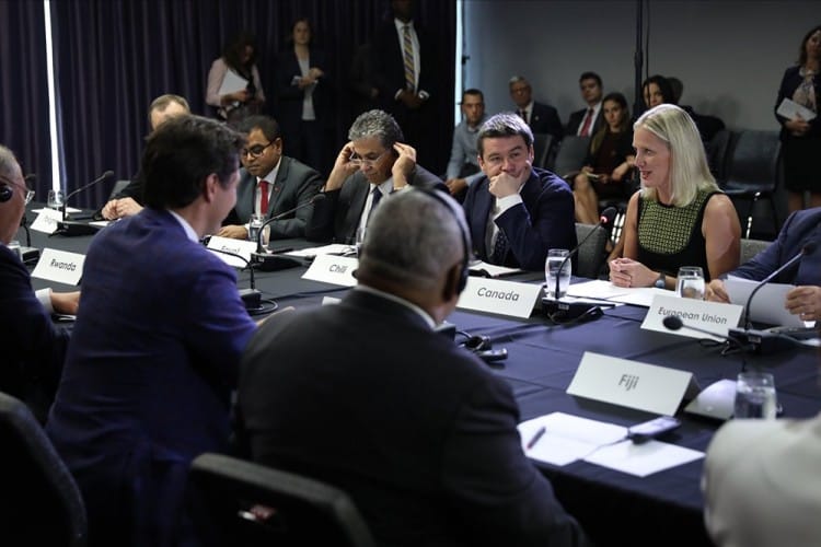 ministerial meeting of environment ministers in Canada