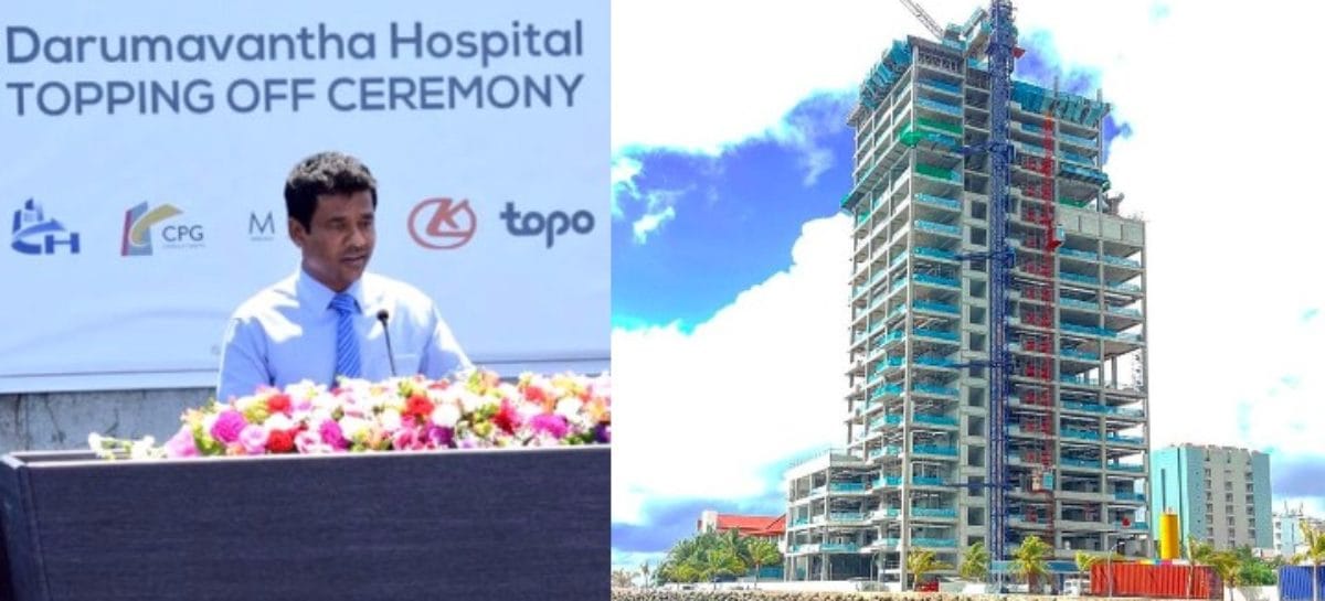 Concrete structure completed for 25-storey hospital tower