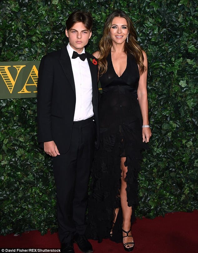 Hitting the red carpet: 'Maybe it's because we're talking to teachers but it always makes me laugh because there's so little one can do as a controlling parent wanting to help your children. You can't make them sit and learn their biology drawings'