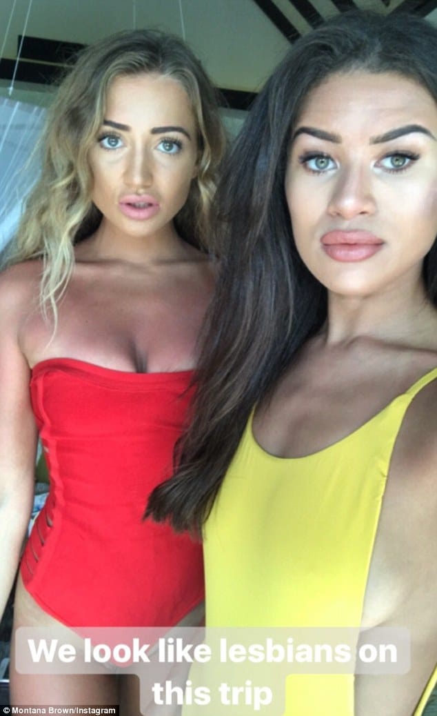 Different views: She is a firm believer of being 'happy in your own skin' and has slammed those who turn to cosmetic surgery to alter their image