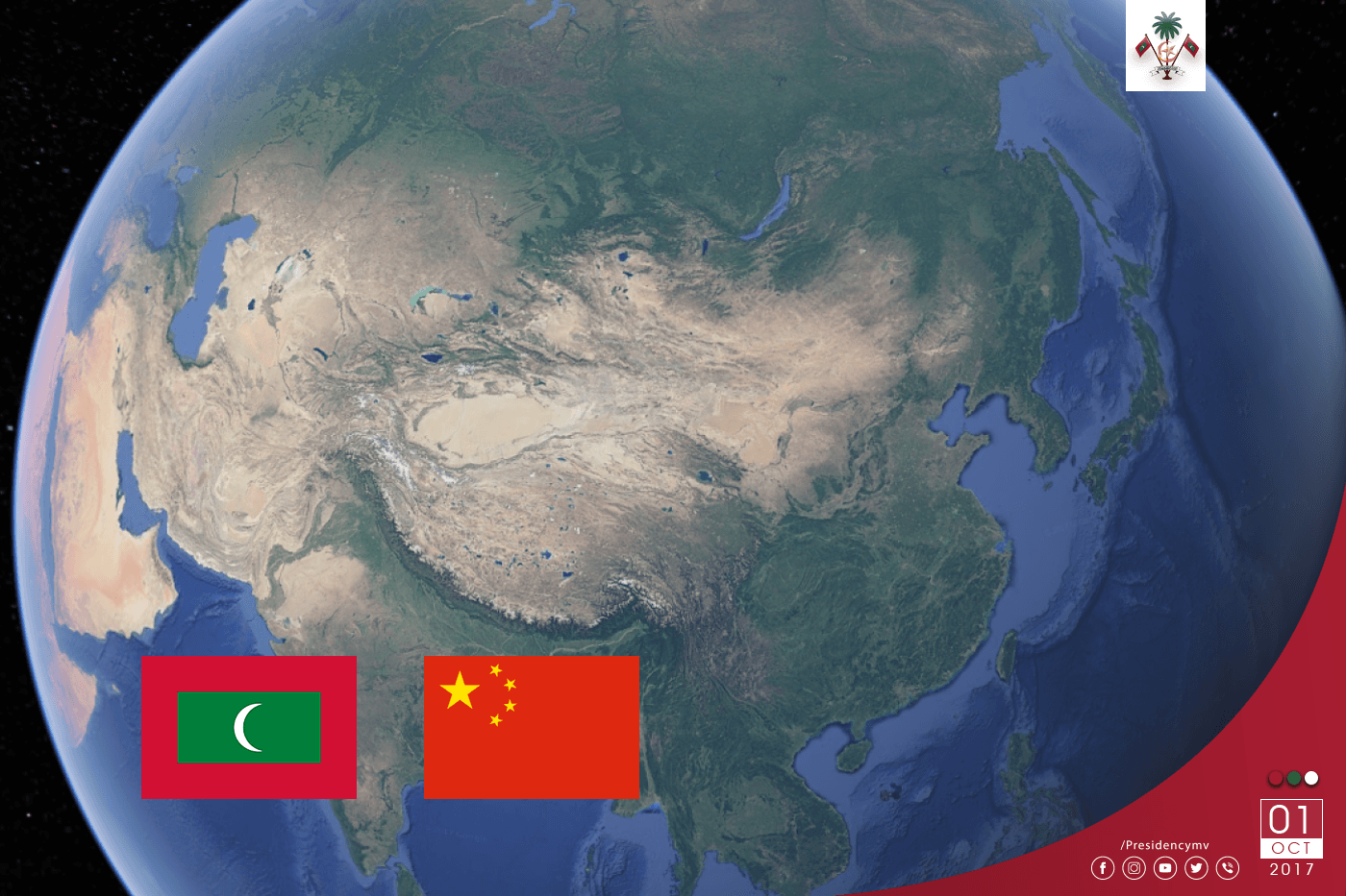 President Conveys National Day Greetings to the President and Premier of China – Press Releases