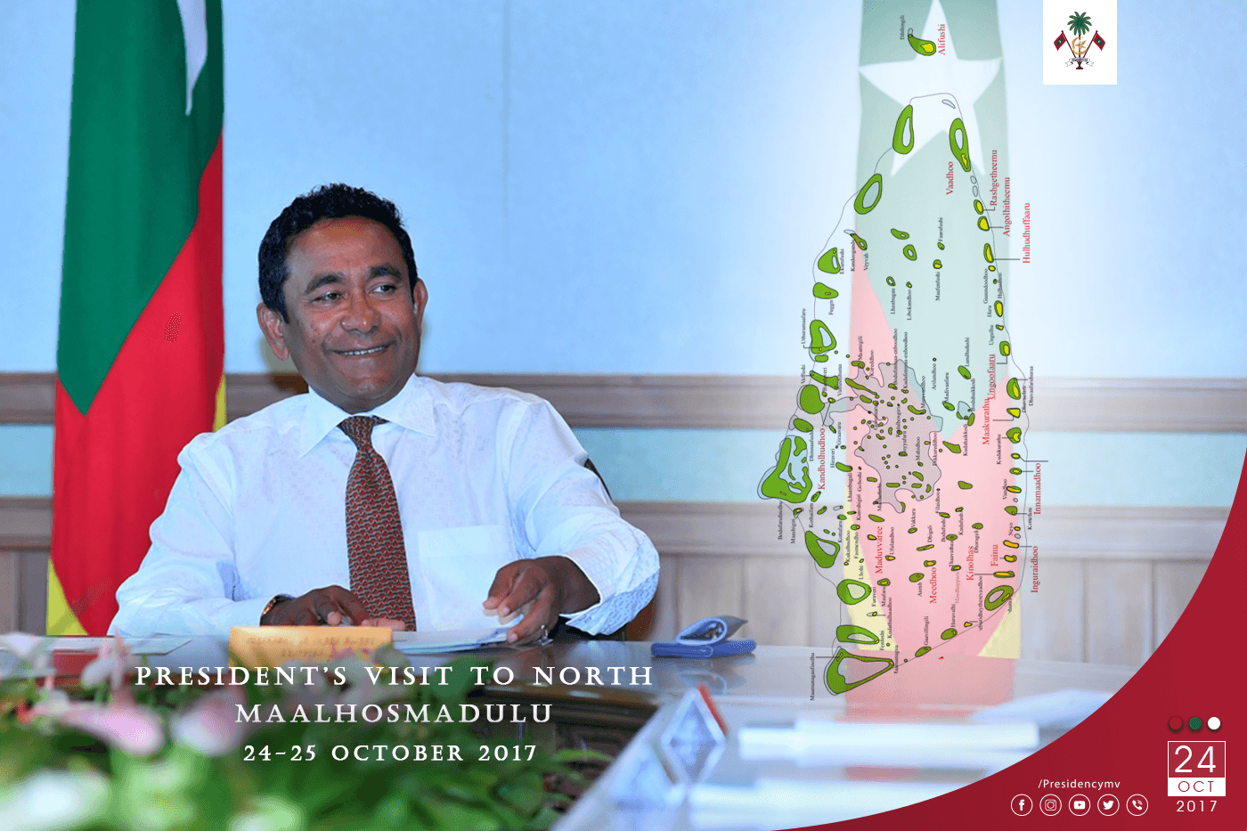 President concludes visit to North Maalhosmadulu Atoll – Press Releases