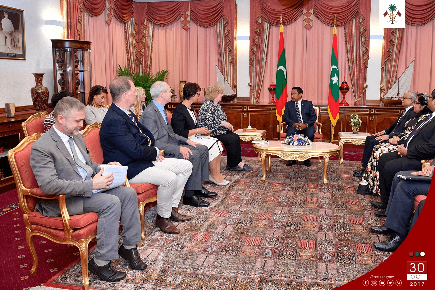 European Parliament Delegation Calls on the President – Press Releases