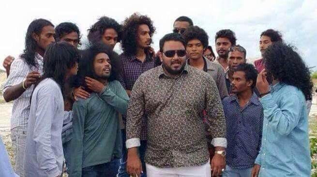 Former Vice President Ahmed Adeeb with Maldives gang members
