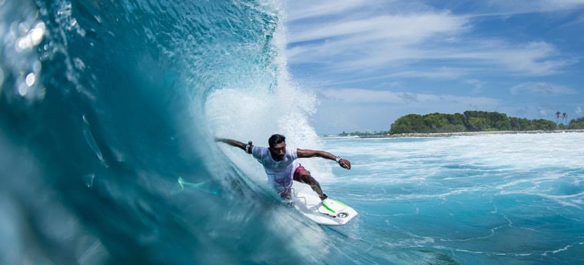 Surf’s up in the Maldives