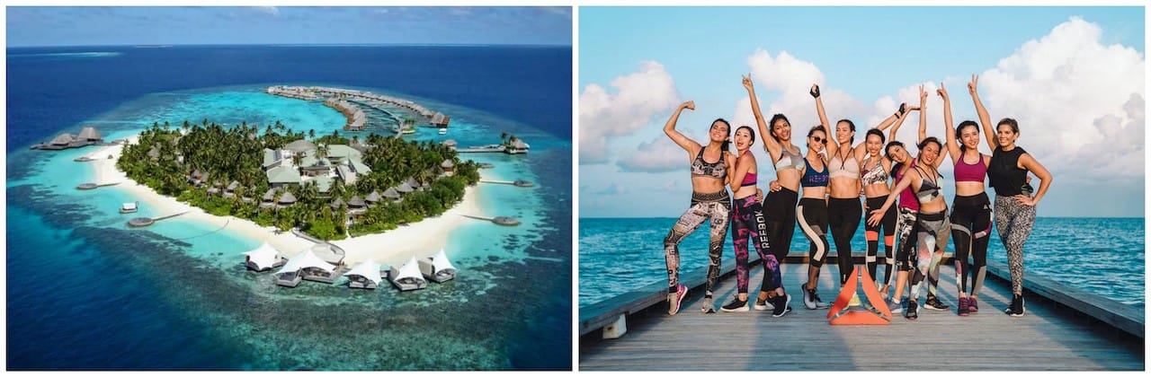 Reebok PerfectNever campaign, W Maldives
