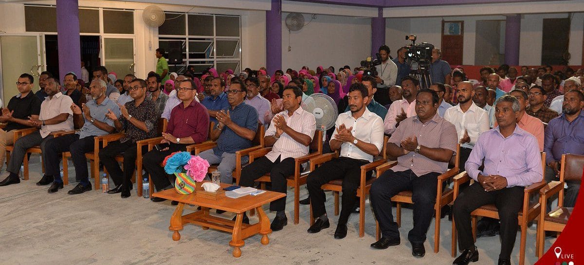 Yameen urges voters to choose ‘development over obstruction’