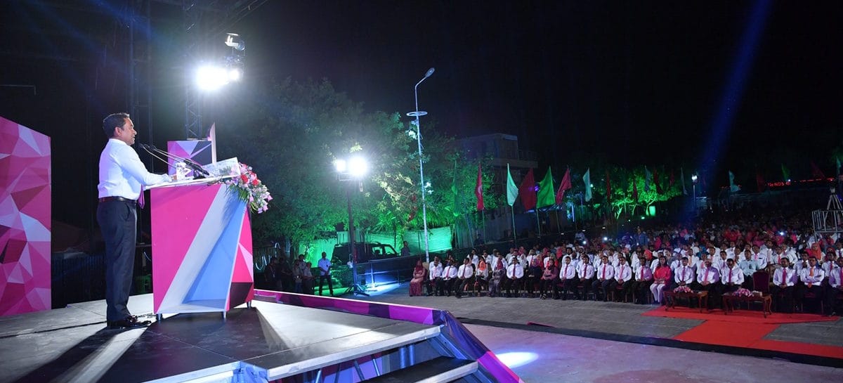 Yameen dials up campaign rhetoric