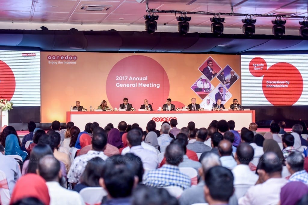 Ooredoo Maldives shares distributes at MVR 40/-