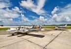 Aircraft used for training at the Asian Academy of Aeronautics (AAA) pictured in Gan International Airport. PHOTO/AAA