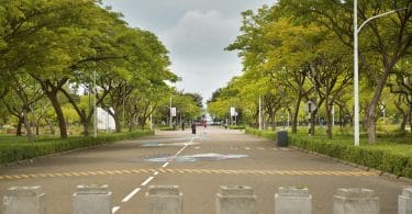 A road in Hulhumale. PHOTO/AMIN CONSTRUCTION
