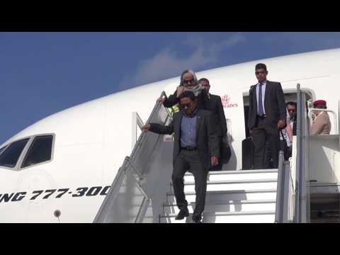 President and First Lady arrive back in Male’