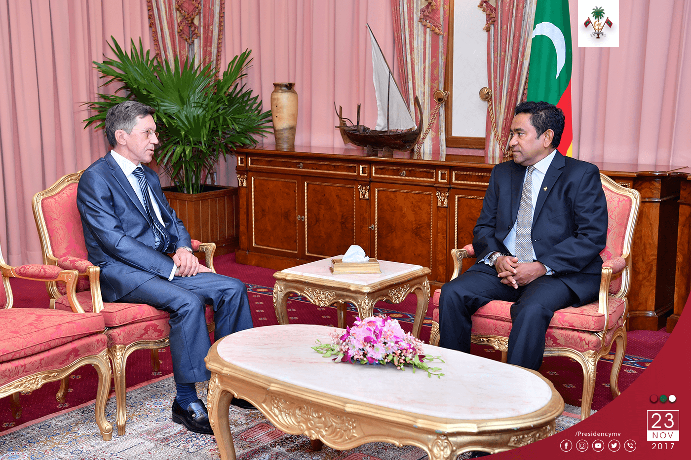 New Ambassador of Russia presents his credentials to the President – Press Releases