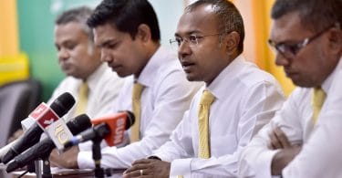Chairperson of MDP Hassan Latheef Speaking