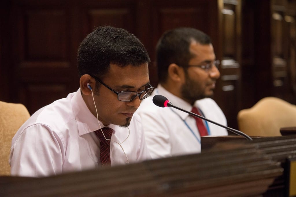 Finance minister Ahmed Munawar 