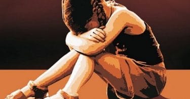 Illustration against sexual abuse of children