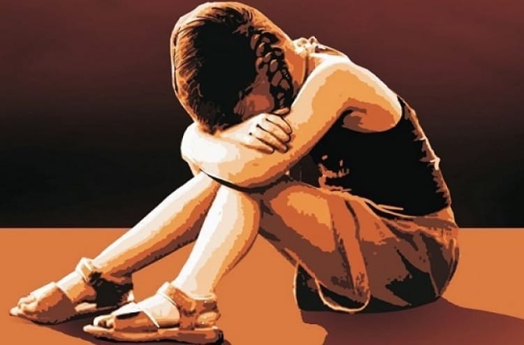 Illustration against sexual abuse of children