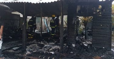 MNDF at the burnt Rasdhoo Dive centre