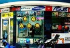 "Mobile Corner" shop in Maafannu ward in the capital Male that was robbed early on November 23, 2017. MIHAARU PHOTO