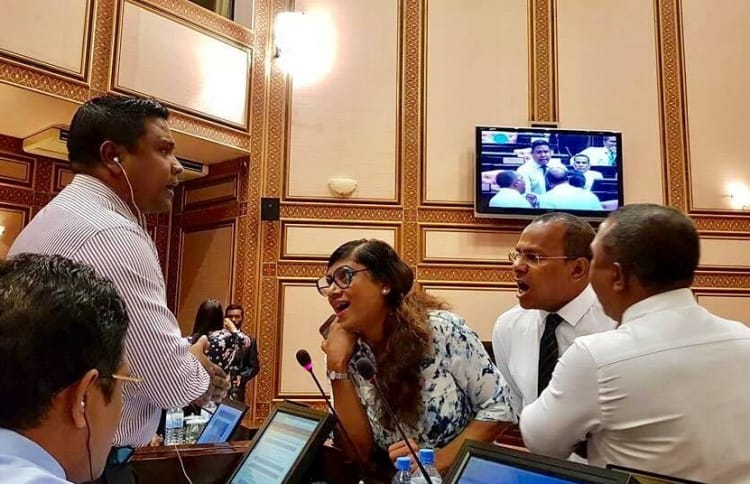Opposition Members heckling