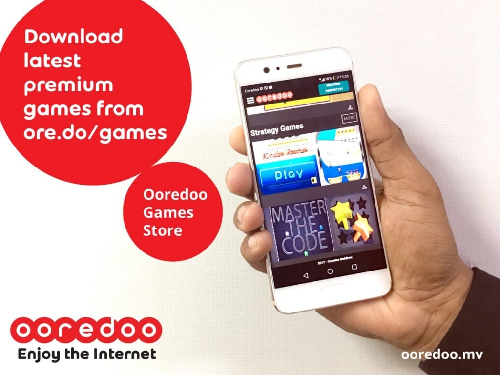 Ooredoo Maldives launches Game Store