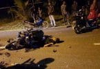 motorbike smashed