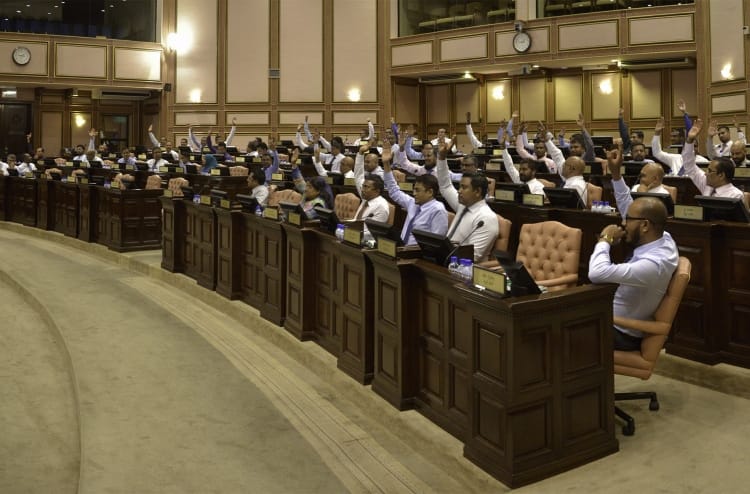 Parliament in session