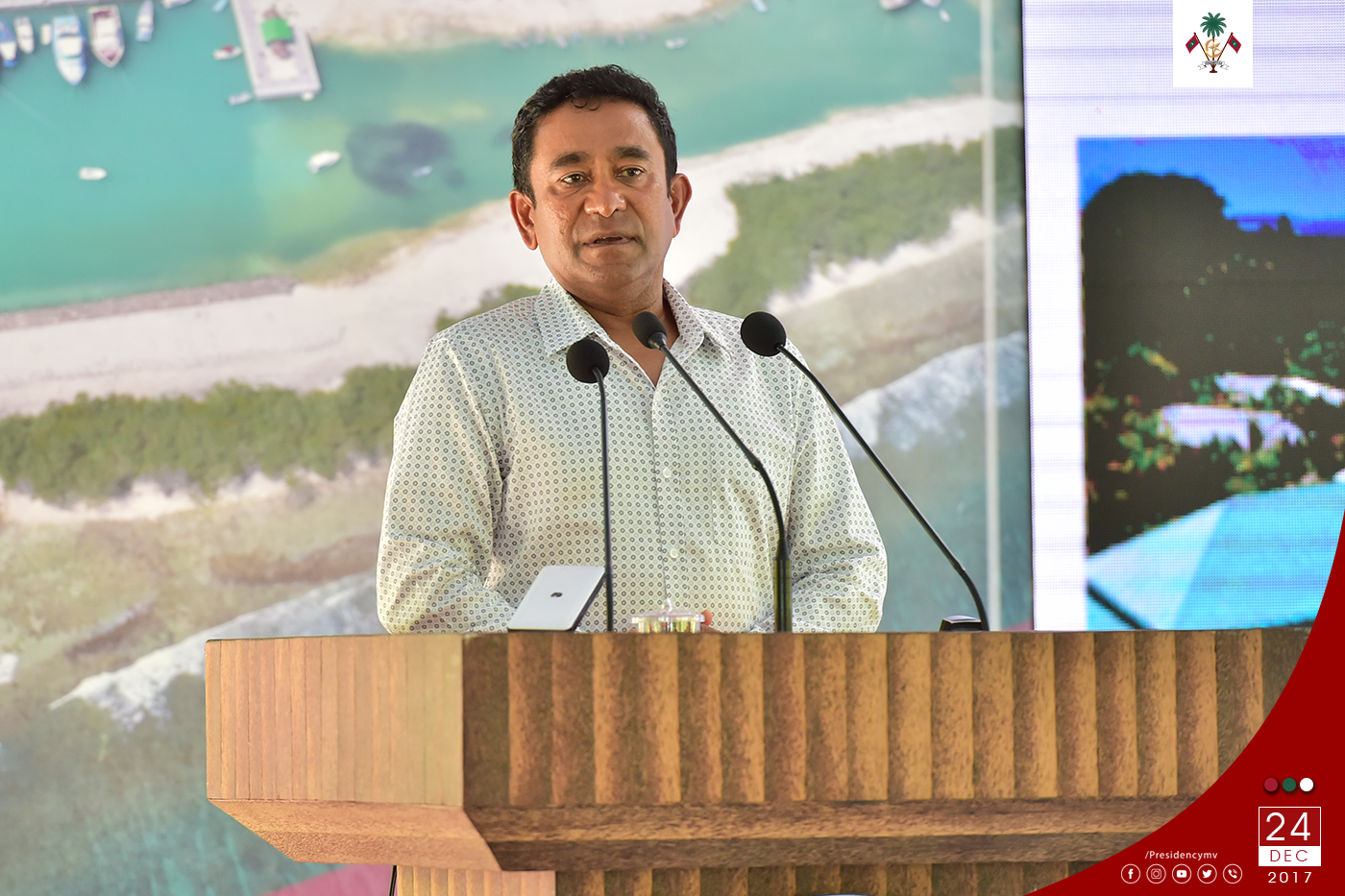 Maldives President attempts to ease tense ties with India
