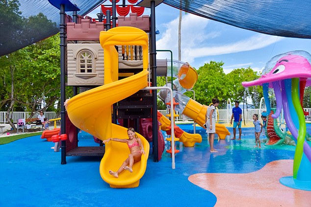 The Kandiland play area at the resort, where Sally Chaplin took her husband and three children